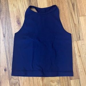 free people navy tank top